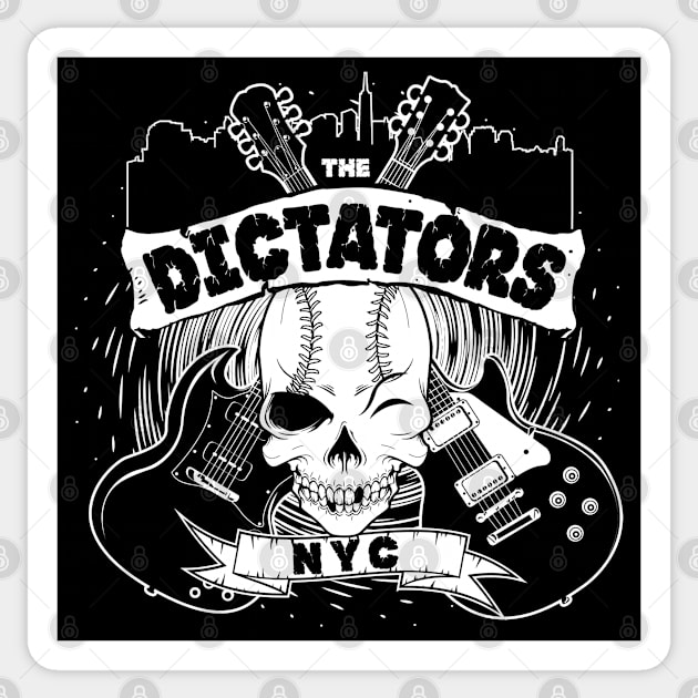The Dictators - NYC Sticker by CosmicAngerDesign